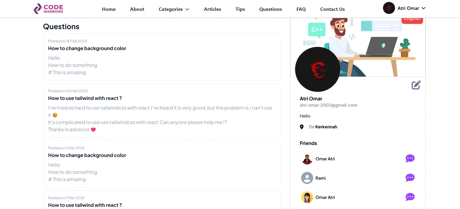 Real-time Chat & Social