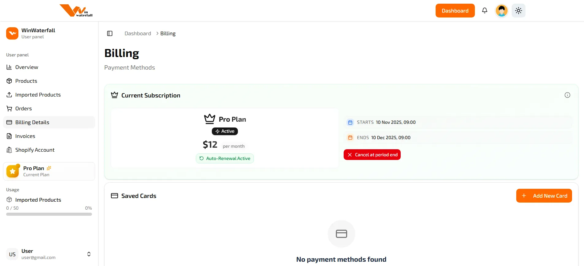Billing & Subscription Management