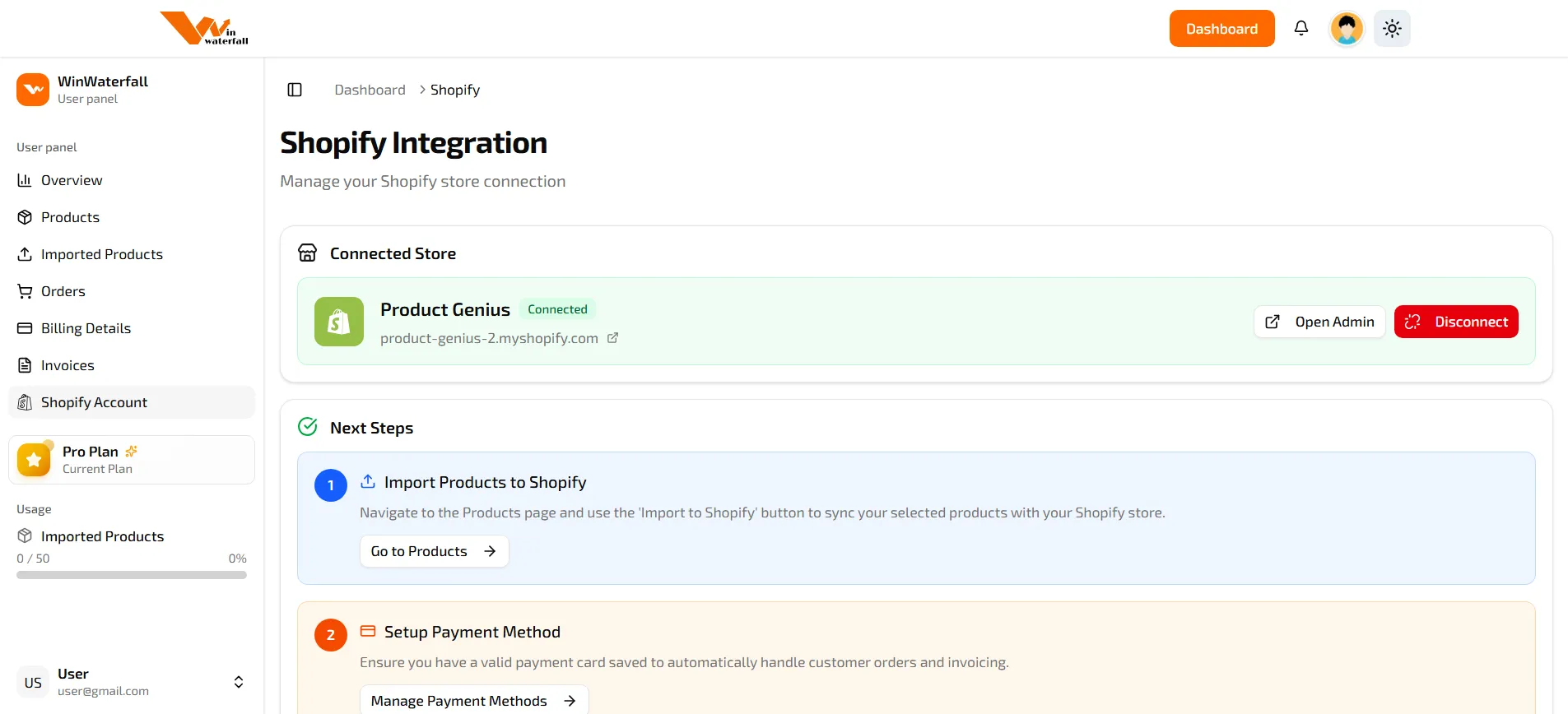 Shopify Product Import